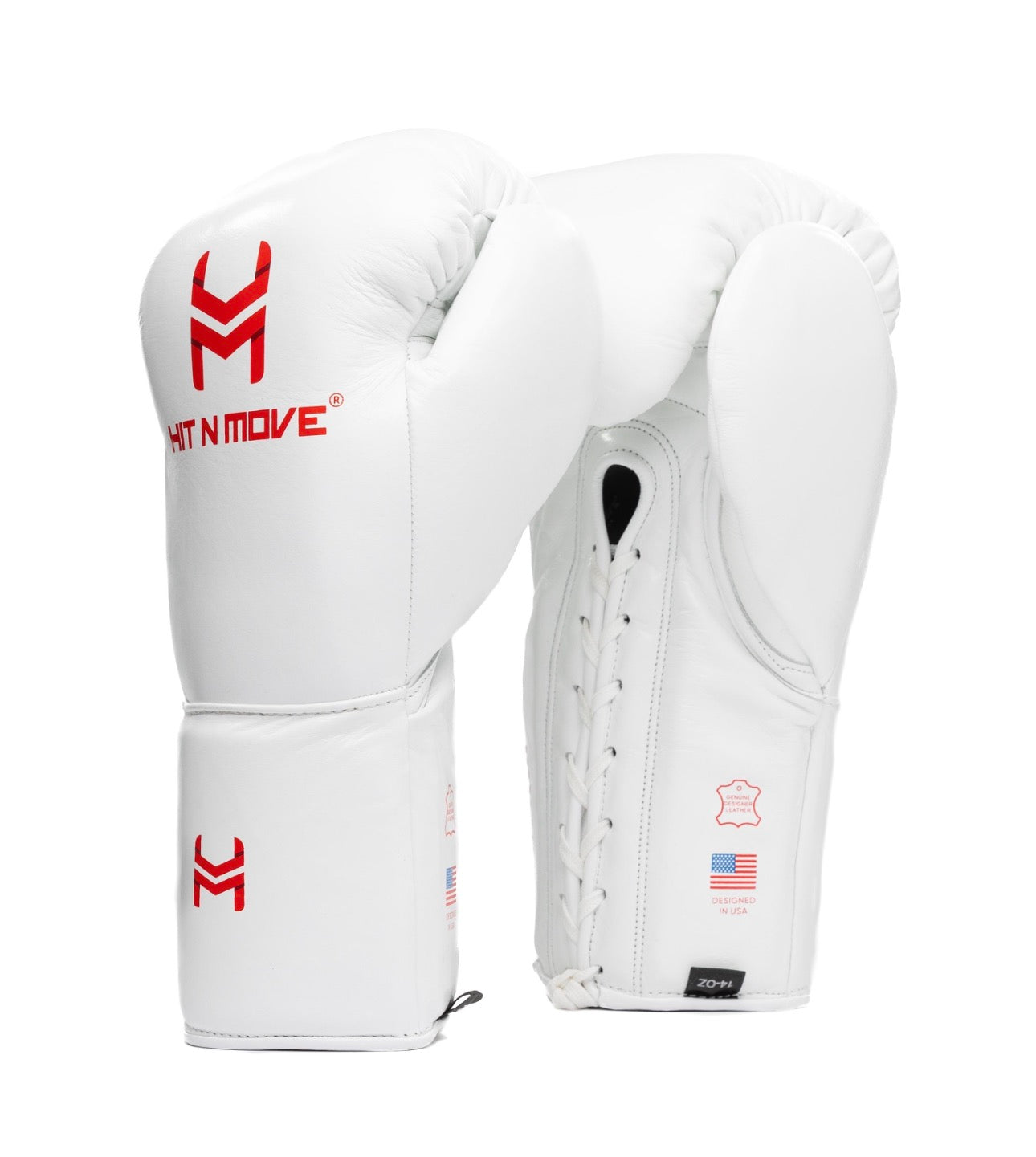 新品 hit n move 馬毛グローブ 白 16オンス Suvari Horse Hair 16 oz Boxing Gloves | Lace Up | HIT&MOVE