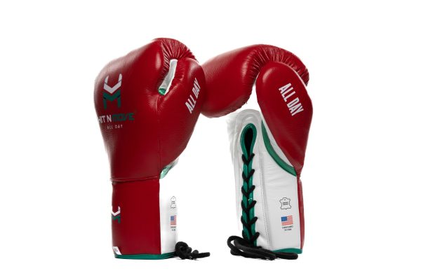 Red boxing gloves